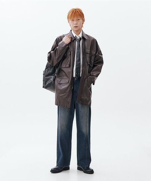 MUSINSA STANDARD（ムシンサスタンダード）の「隠しバートンドレスシャツ[ホワイト]（ビジネスシャツ・メンズ・その他・SMALL/MEDIUM/LARGE/X-LARGE/XX-LARGE）」の7枚目の写真