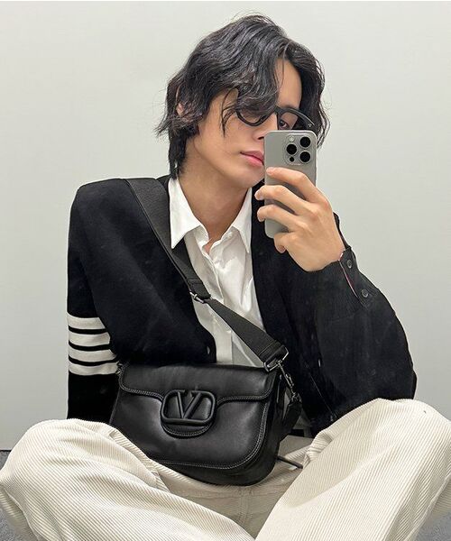 MUSINSA STANDARD（ムシンサスタンダード）の「隠しバートンドレスシャツ[ホワイト]（ビジネスシャツ・メンズ・その他・SMALL/MEDIUM/LARGE/X-LARGE/XX-LARGE）」の9枚目の写真