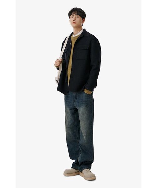 MUSINSA STANDARD（ムシンサスタンダード）の「隠しバートンドレスシャツ[ホワイト]（ビジネスシャツ・メンズ・その他・SMALL/MEDIUM/LARGE/X-LARGE/XX-LARGE）」の14枚目の写真
