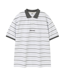 ストライプカラーTシャツホワイト