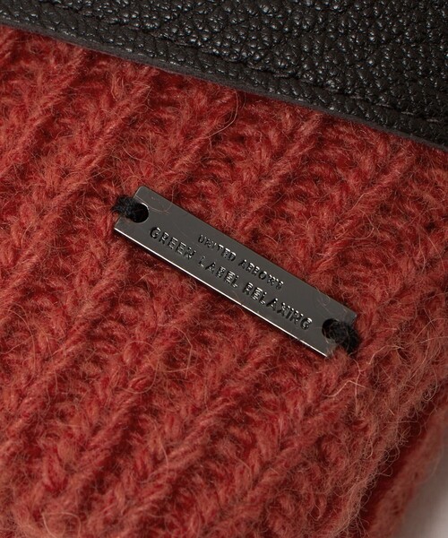 green label relaxing(グリーンレーベルリラクシング)の「ミトン ベルト グローブ -タッチパネル対応-(手袋・メンズ・ダークオレンジ/グレー系/ブラック・FREE)」の11枚目の写真