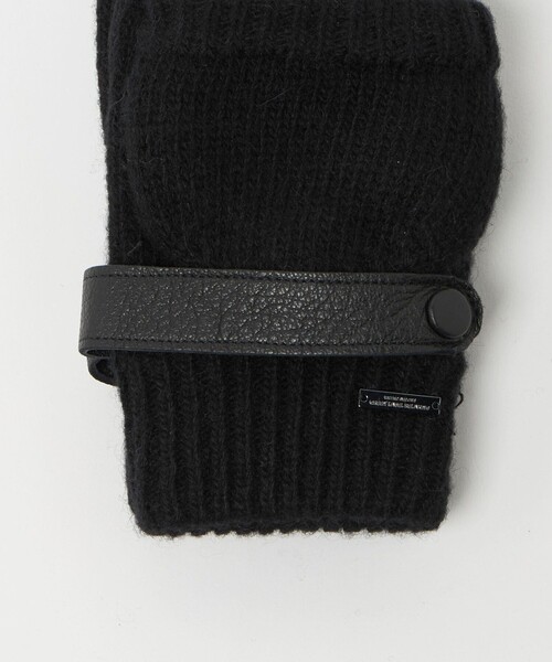 green label relaxing(グリーンレーベルリラクシング)の「ミトン ベルト グローブ -タッチパネル対応-(手袋・メンズ・ダークオレンジ/グレー系/ブラック・FREE)」の15枚目の写真