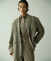 最終価格　【新品タグ付】Drawing Numbersジャケット Drawing Numbers】ストレッチオックスピークドシングル