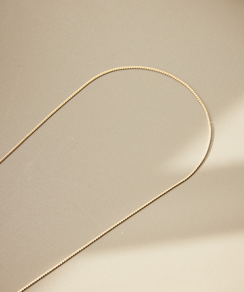 ROPE' PICNIC（ロペピクニック）の「ガラスカーブラインY字ネックレス（ネックレス・レディース・ゴールド/シルバー・FREE）」の8枚目の写真