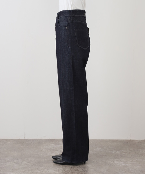 La TOTALITE(ラトータリテ)の「【洗える】YANUK/ヤヌーク LILITH Wide Straight Indigo(デニムパンツ・レディース・ネイビー・22/23/24/25/26)」の4枚目の写真