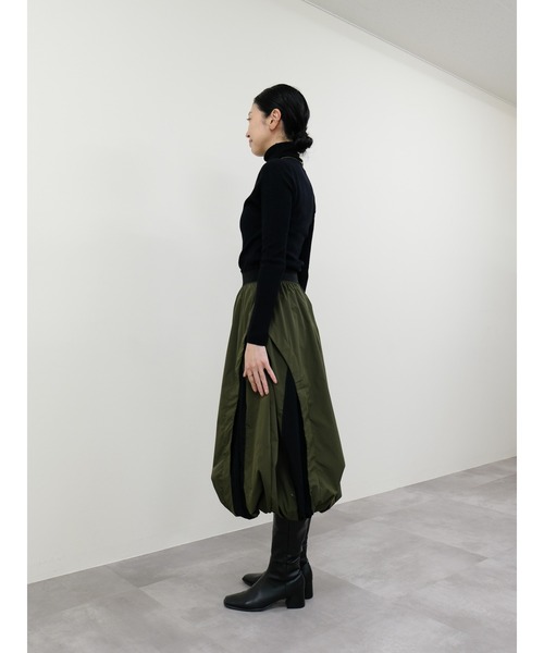 DOLLUPOOPS（ドールアップウップス）の「サイド切替バルーンスカート（スカート・レディース・カーキ/ブラック・FREE）」の13枚目の写真
