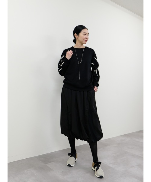 DOLLUPOOPS（ドールアップウップス）の「サイド切替バルーンスカート（スカート・レディース・カーキ/ブラック・FREE）」の7枚目の写真