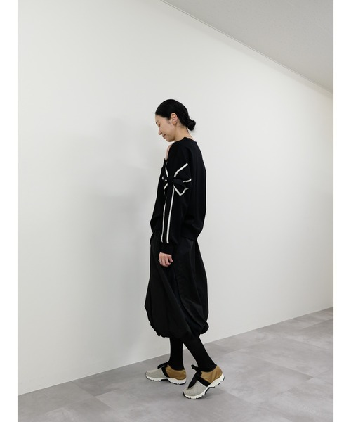 DOLLUPOOPS（ドールアップウップス）の「サイド切替バルーンスカート（スカート・レディース・カーキ/ブラック・FREE）」の8枚目の写真