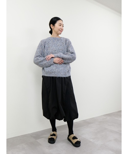 DOLLUPOOPS（ドールアップウップス）の「サイド切替バルーンスカート（スカート・レディース・カーキ/ブラック・FREE）」の9枚目の写真