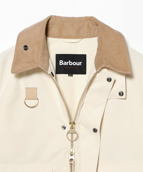 Barbour(バブアー)の「【別注】Barbour / SPEY ポリエステル ブルゾン(ブルゾン・メンズ・オフホワイト/チャコールグレー・34/36/38/40/42)」の14枚目の写真
