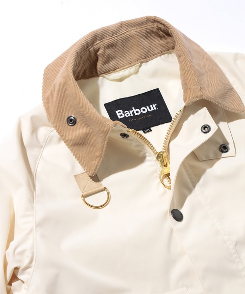 Barbour(バブアー)の「【別注】Barbour / SPEY ポリエステル ブルゾン(ブルゾン・メンズ・オフホワイト/チャコールグレー・34/36/38/40/42)」の2枚目の写真