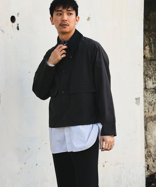 Barbour(バブアー)の「【別注】Barbour / SPEY ポリエステル ブルゾン(ブルゾン・メンズ・オフホワイト/チャコールグレー・34/36/38/40/42)」の1枚目の写真