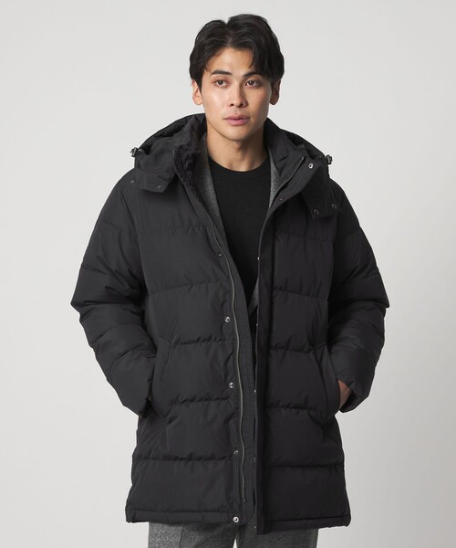 A DAY IN THE LIFE UNITED ARROWS(アデイインザライフユナイテッドアローズ)の「フーデッド ミドル ダウンブルゾン-撥水・防風-<A DAY IN THE LIFE>(ダウンジャケット/コート・メンズ・ブラック/ネイビー・M/L/XL)」の17枚目の写真