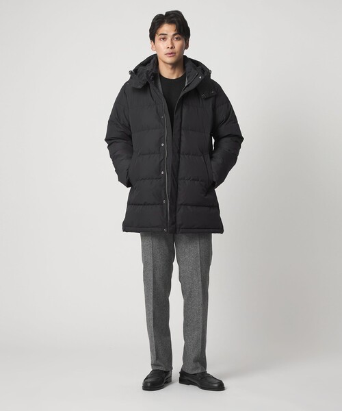 セール】フーデッド ミドル ダウンブルゾン-撥水・防風-＜A DAY IN THE