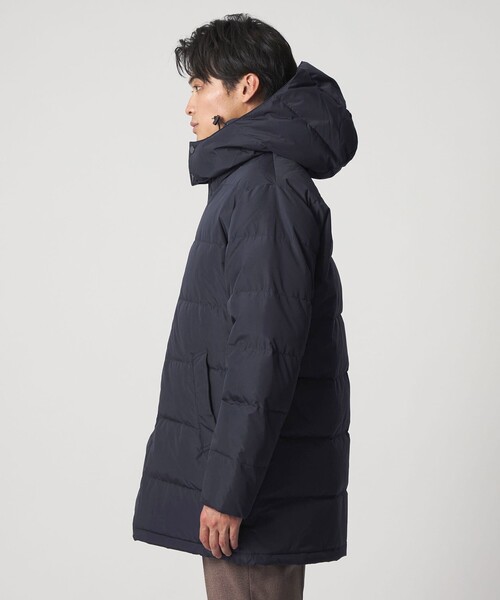 A DAY IN THE LIFE UNITED ARROWS(アデイインザライフユナイテッドアローズ)の「フーデッド ミドル ダウンブルゾン-撥水・防風-<A DAY IN THE LIFE>(ダウンジャケット/コート・メンズ・ブラック/ネイビー・M/L/XL)」の5枚目の写真