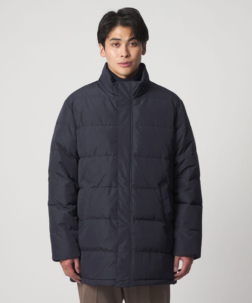 A DAY IN THE LIFE UNITED ARROWS(アデイインザライフユナイテッドアローズ)の「フーデッド ミドル ダウンブルゾン-撥水・防風-<A DAY IN THE LIFE>(ダウンジャケット/コート・メンズ・ブラック/ネイビー・M/L/XL)」の7枚目の写真