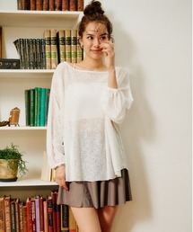 ムラサキスポーツ（ムラサキスポーツ）の「【ムラサキスポーツWEB限定】シア-ニットワンピース ビキニブラ ショーツ フレアショートパンツ4点セット水着 RIKKA FEMME リッカファム RF6S-4202（水着）」