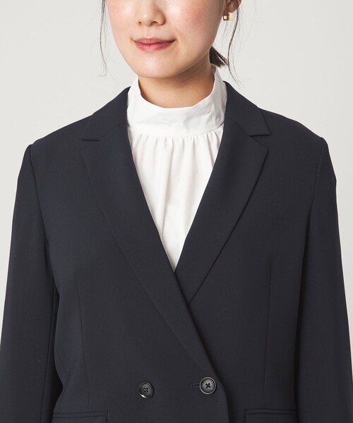 green label relaxing（グリーンレーベルリラクシング）の「［size SHORTあり］ハイネック ボリューム スリーブ ブラウス（シャツ/ブラウス・レディース・ホワイト/ネイビー/その他1・FREE/SHORT）」の18枚目の写真