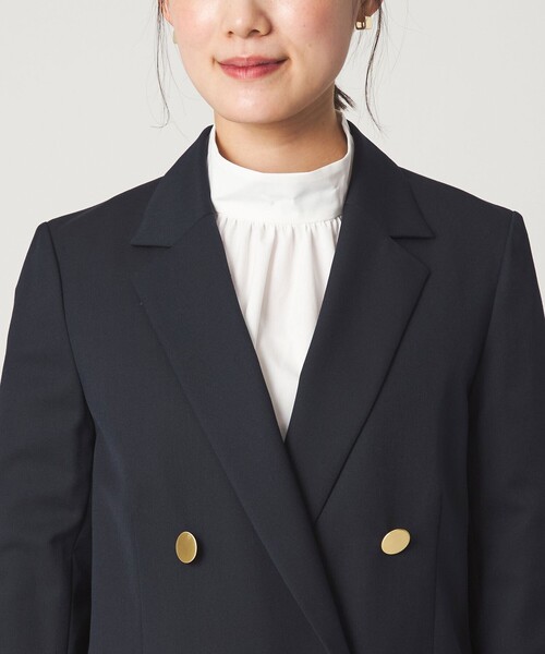 green label relaxing（グリーンレーベルリラクシング）の「［size SHORTあり］ハイネック ボリューム スリーブ ブラウス（シャツ/ブラウス・レディース・ホワイト/ネイビー/その他1・FREE/SHORT）」の20枚目の写真