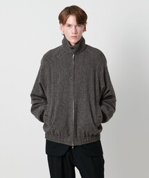 District（ディストリクト）の「＜District＞ヘリンボーン ツイード ジップブルゾン（ブルゾン）」
