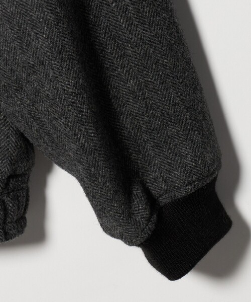 セール】＜District＞ヘリンボーン ツイード ジップブルゾン（ブルゾン