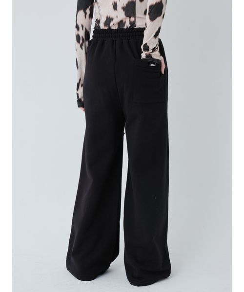 SORIN(ソリン )の「Slit Design Wide Sweat Pants/スリットデザインワイドスウェットパンツ(スウェットパンツ・レディース・ブラック/ホワイト・38)」の6枚目の写真