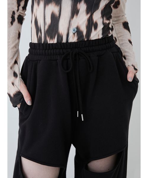 SORIN(ソリン )の「Slit Design Wide Sweat Pants/スリットデザインワイドスウェットパンツ(スウェットパンツ・レディース・ブラック/ホワイト・38)」の17枚目の写真