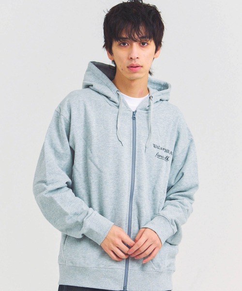 AIRWALK(エアウォーク)の「AIRWALK ワッペンZIPパーカー(パーカー・メンズ・ブラック/グレー・M/L/XL)」の21枚目の写真