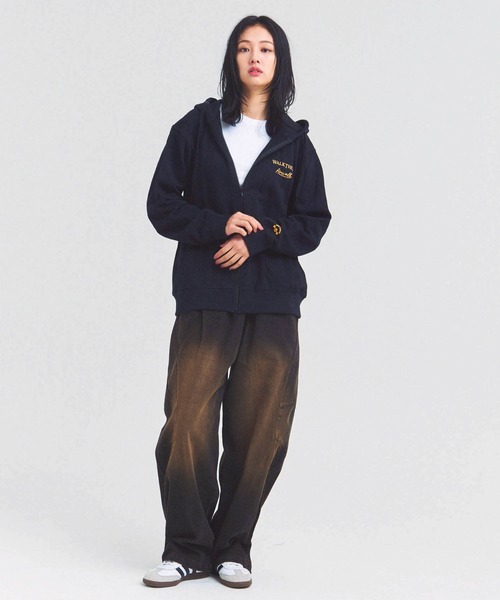 AIRWALK(エアウォーク)の「AIRWALK ワッペンZIPパーカー(パーカー・メンズ・ブラック/グレー・M/L/XL)」の12枚目の写真