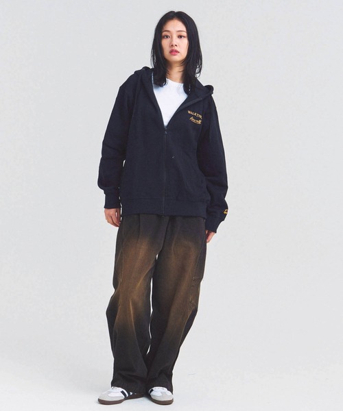 AIRWALK(エアウォーク)の「AIRWALK ワッペンZIPパーカー(パーカー・メンズ・ブラック/グレー・M/L/XL)」の13枚目の写真