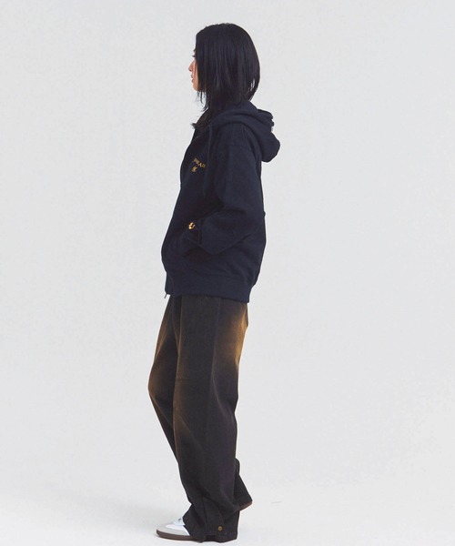 AIRWALK(エアウォーク)の「AIRWALK ワッペンZIPパーカー(パーカー・メンズ・ブラック/グレー・M/L/XL)」の16枚目の写真