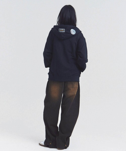 AIRWALK(エアウォーク)の「AIRWALK ワッペンZIPパーカー(パーカー・メンズ・ブラック/グレー・M/L/XL)」の17枚目の写真