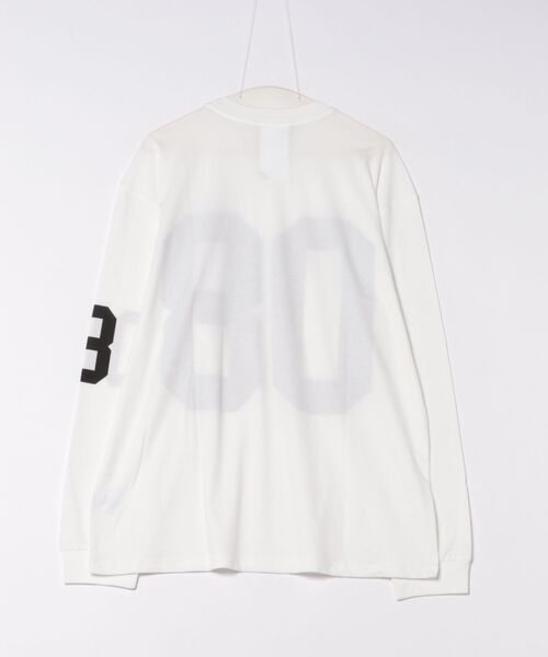 a.p.o.v.(エーピーオービー)の「a.p.o.v. ビッグナンバリングプリントオーバーサイズカットソー(Tシャツ/カットソー・メンズ・ブラック/グレー/ホワイト・ONESIZE)」の4枚目の写真