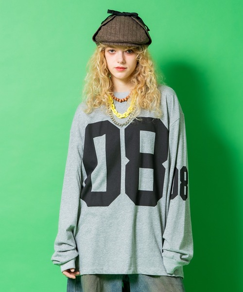 a.p.o.v.(エーピーオービー)の「a.p.o.v. ビッグナンバリングプリントオーバーサイズカットソー(Tシャツ/カットソー・メンズ・ブラック/グレー/ホワイト・ONESIZE)」の9枚目の写真