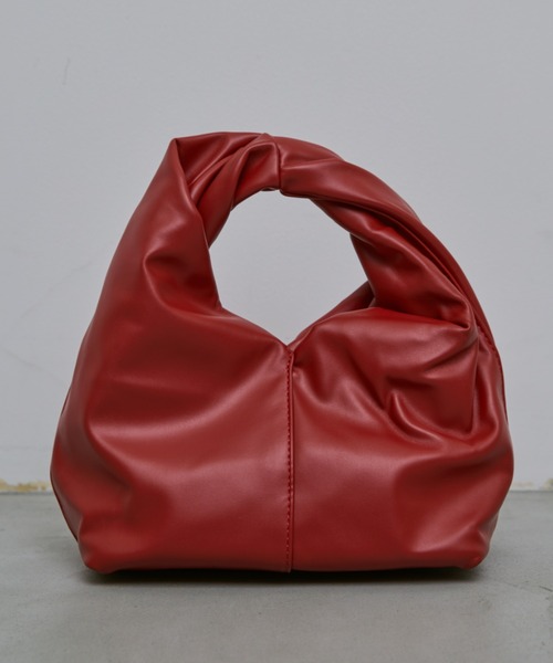 AIC.（エーアイシー）の「ツイストハンドルミニバッグ（ハンドバッグ・レディース・ブラック/レッド・FREE）」の3枚目の写真