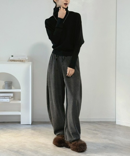 Jewelobe（ジュエローブ）の「フェイクファーサボサンダル（サンダル・レディース・ブラウン/グレー・S/M/L/XL）」の21枚目の写真