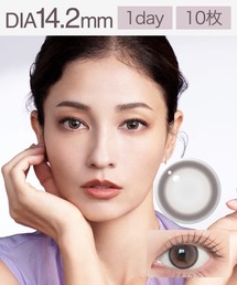 envie（アンヴィ）の「アンヴィ ワンデー シリコーン ハイドロゲル テディラテ (10枚入り)（コンタクトレンズ・カラコン）」