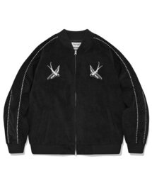 SAINTPAIN（セイントペイン）の「SPベルベットスワロウスーベニアジャケット-ブラック（スタジャン）」