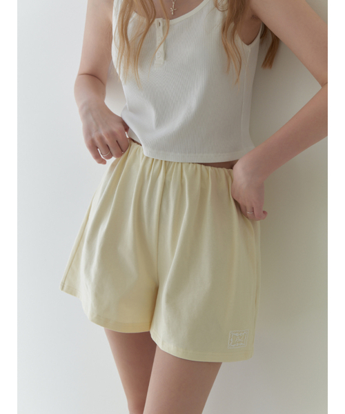 RE_L(リエル)の「Foam banding shorts (lemon cream)(その他パンツ・レディース・その他・SMALL/MEDIUM)」の2枚目の写真