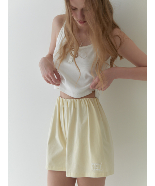 RE_L(リエル)の「Foam banding shorts (lemon cream)(その他パンツ・レディース・その他・SMALL/MEDIUM)」の3枚目の写真