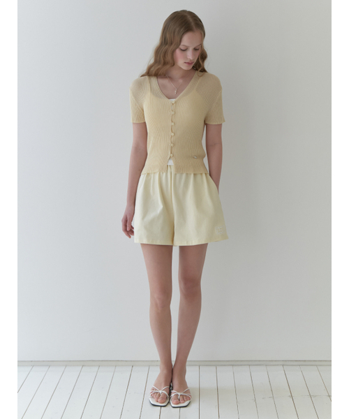 RE_L(リエル)の「Foam banding shorts (lemon cream)(その他パンツ・レディース・その他・SMALL/MEDIUM)」の4枚目の写真