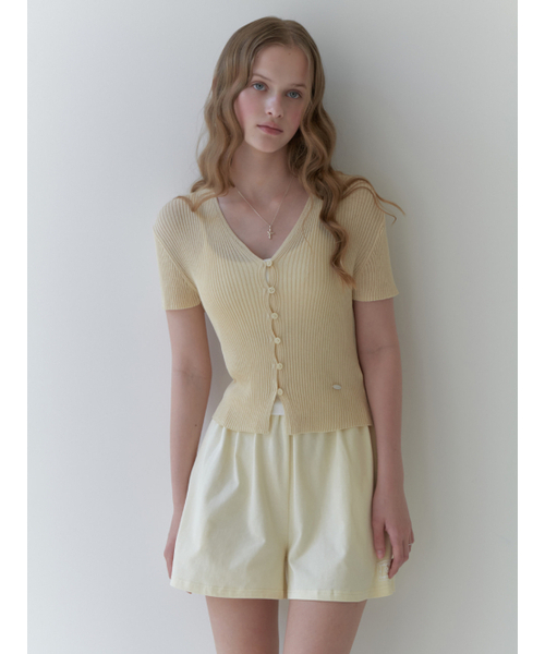 RE_L(リエル)の「Foam banding shorts (lemon cream)(その他パンツ・レディース・その他・SMALL/MEDIUM)」の5枚目の写真