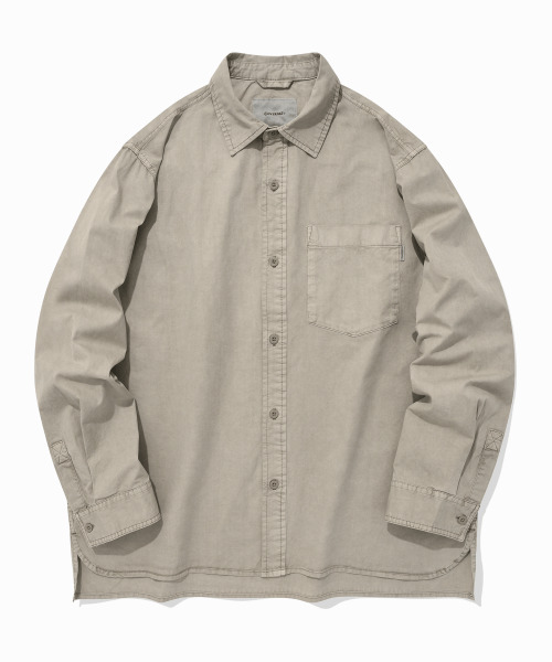 COVERNAT(カバーナット)の「ポケットダイングシャツライトグレー(シャツ/ブラウス・レディース・その他・LARGE/X-LARGE/MEDIUM/SMALL/XX-LARGE)」の1枚目の写真