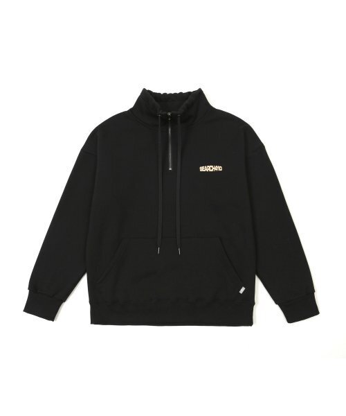 SEARCH410(サーチ410)の「レイズロゴアノラックスウェットシャツブラック(スウェット・メンズ・その他・LARGE/MEDIUM)」の1枚目の写真