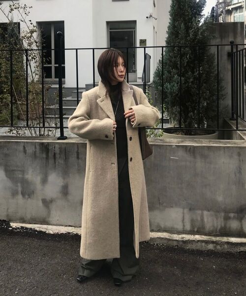 DRAWFIT WOMEN（ドローフィットウーマン）の「アルパカテーラードシングルコート[ベージュ]（チェスターコート・レディース・その他・SMALL/MEDIUM）」の14枚目の写真