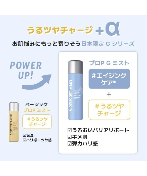 CNP Laboratory（シーエヌピー ラボラトリー）の「【サンリオコラボ】（シナモロール）ＣＮＰ　プロＰ　Ｇ　ミスト　１００ｍＬ（化粧水・レディース・その他・FREE）」の2枚目の写真