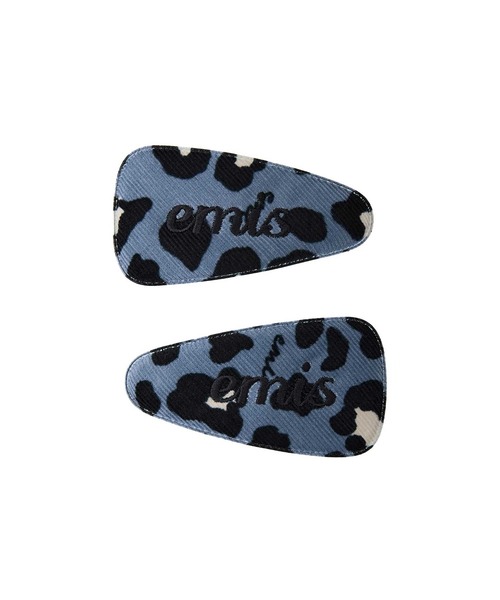 EMIS(イミス)の「CORDUROY EMIS LEOPARD HAIRPIN(ヘアピン・レディース・ピンク/ベージュ/ダークグレー/ブルー・FREE)」の3枚目の写真