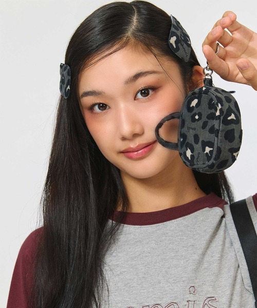 EMIS(イミス)の「CORDUROY EMIS LEOPARD HAIRPIN(ヘアピン・レディース・ピンク/ベージュ/ダークグレー/ブルー・FREE)」の10枚目の写真