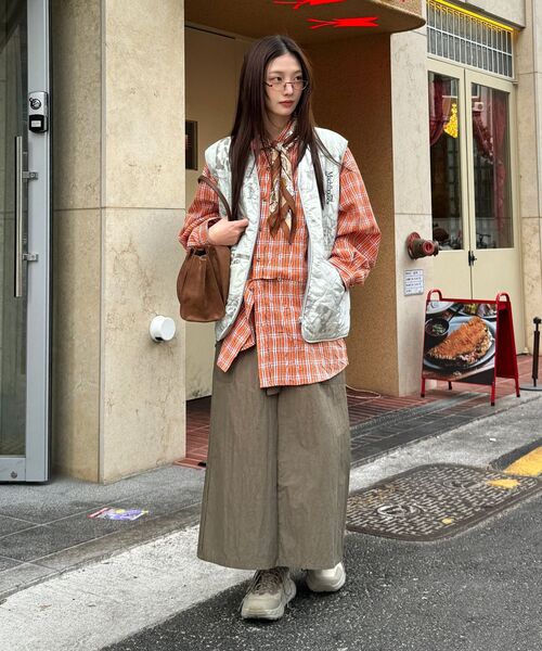 Diamond Layla（ダイアモンドレイラ）の「Detachable Crease Check Shirt S167 Purple Black（シャツ/ブラウス・レディース・その他・MEDIUM/LARGE/X-LARGE）」の22枚目の写真
