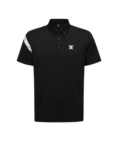 MEN SM SIGNATURE LOGO SHORT T-SHIRT_BK